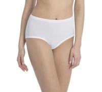 Calida Midislip Cotton 2:2 Culotte, Blanc (Weiss 001), 48 (Taille Fabricant: 46) Femme