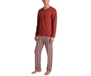 CALIDA Impression Relax Ensemble de Pijama, Rouge chre, 52-54 Hommes