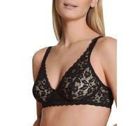 CALIDA Natural Comfort Lace Bra, Opaque, Black, 100B Women's