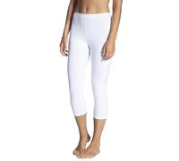 Calida legging 3/4 Confort Pour Femme, Blanc, 36/38