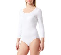 CALIDA Body Manches Longues Natural Comfort (Blanc), FR36 - EU34 - XS - T0, Body, Blanc, 92% Coton Supima, 8% élasthanne (Lycra)