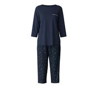 CALIDA Pyjama bleu marine / coquille d'oeuf, Taille M
