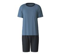 CALIDA Relax Essentials Ensemble Pyjama, Bleu Coronet, 56 cm Homme