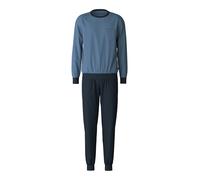 CALIDA Pyjama long bleu / bleu foncé, Taille M