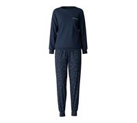 CALIDA Sweet Dreams Ensemble de Pijama, Opaque, Bleu Paon, 42-44 Femmes