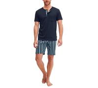 CALIDA - Pyjama Short Homme Relax Choice Saphir Blue - Taille - XL