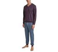 CALIDA Relax Comfy, Ensemble de Pijama Homme, Plum,