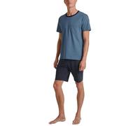 CALIDA Relax Essentials Ensemble de Pijama, Opaque, Bleu Coronet, 58-60 Homme