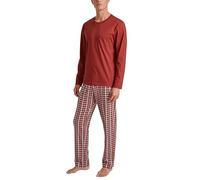 CALIDA Relax Imprint Ensemble de Pijama, Opaque, Rouge chre, 56 Hommes