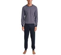 CALIDA Relax Imprint Pijama, Con botones Para Hombre, de algodón 100%, pantalón Con Cintura elástica recubierta de Tela