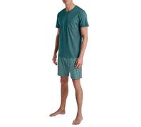 Calida Relax Imprint Pyjama, Philo Green, 56 Men's