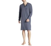 CALIDA Relax Streamline Chemise de Nuit Homme, 100% Coton, avec Fermeture à Boutons