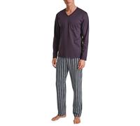 CALIDA Relax Streamline Ensemble de Pijama, Prune, 48-50 Hommes