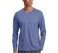 CALIDA Remix Basic Sleep T-Shirt Homme Manches Longues, Blue