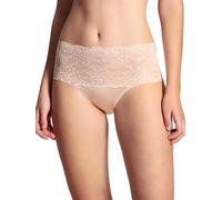 CALIDA Sensual Secrets Slip dames, taille haute, large, ceinture en dentelle transparente