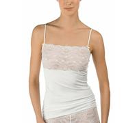 Calida Maillot de corps Femme Sensual Secrets – Top spaghetti en dentelle semi-transparente Beige 50
