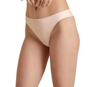 CALIDA Sensual Secrets String dames, coupe basse, en coton fin, dos en dentelle transparente