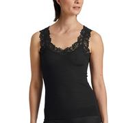 CALIDA Silky Wool Joy T-Shirt, Noir, 50-52 Femmes