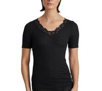 CALIDA Silky Wool Joy T-Shirt, Noir, 50-52 Femmes