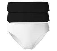 CALIDA Slip 'Essential' noir / blanc, Taille XS