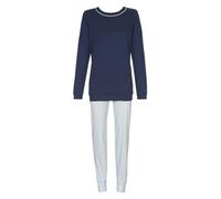 CALIDA Pyjama Long Sweet Dreams 100% Coton Interlock (Peacoat Blue)