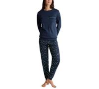 CALIDA Sweet Dreams Ensemble de Pijama, Bleu Paon, 38-40 Femmes