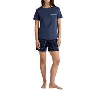 CALIDA Sweet Dreams Pyjama Court Peacoat Blue