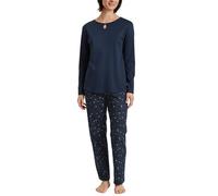 CALIDA Sweet Dreams Ensemble de Pijama, Bleu Paon, 40-42 Femme