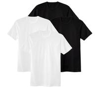 CALIDA T-Shirt Pour Hommes, Pack De 4 - Natural Benefit, Col Rond, 100% ...