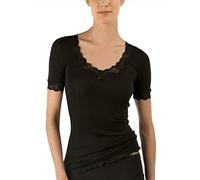 CALIDA Top Manches Courtes Richesse Lace Laine & Soie