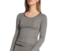 CALIDA Top Manches Longues True Confidence Laine & Soie (Platin Melé)