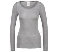 CALIDA Top Manches Longues True Confidence Laine & Soie (Platin Melé)