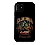 California Alien Invasion Retro UFO UAP Extraterrestre Coque pour iPhone 11