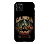 California Alien Invasion Retro UFO UAP Extraterrestre Coque pour iPhone 11 Pro Max