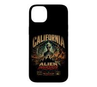 California Alien Invasion Retro UFO UAP Extraterrestre Coque pour iPhone 14 Plus