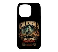California Alien Invasion Retro UFO UAP Extraterrestre Coque pour iPhone 15 Pro