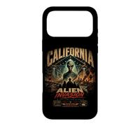 California Alien Invasion Retro UFO UAP Extraterrestre Coque pour iPhone 17 Pro Max