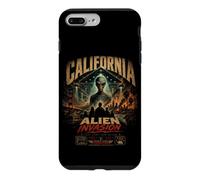 California Alien Invasion Retro UFO UAP Extraterrestre Coque pour iPhone 7 Plus/8 Plus