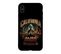 California Alien Invasion Retro UFO UAP Extraterrestre Coque pour iPhone XS Max