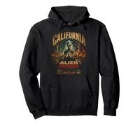 California Alien Invasion Retro UFO UAP Extraterrestre Sweat à Capuche