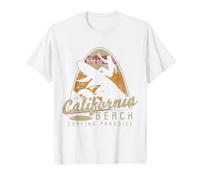California Beach Surfing Paradise Ocean Sea Surfer T-Shirt