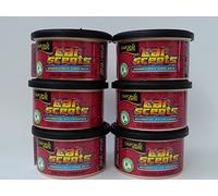 California Car Scents - Concord Cranberry Désodorisant Spar Pack - Lot de 6