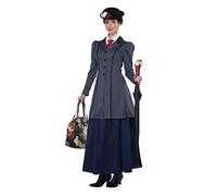 California Costumes 01568L Costume de nounou anglaise pour adulte, gris, taille L