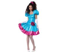 California Costumes 80's Party Dress, Adult Women, X-Large, Teal/Fuchsia