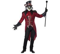 California Costumes CCC-5120-058 Wicked Ringmaster Costume pour adulte, grand personnage noir/rouge, multicolore
