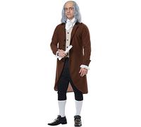 California Costumes Costume Benjamin Franklin pour homme colonial, marron, X-Large