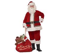 California Costumes Costume de Père Noël de luxe, taille L/XL
