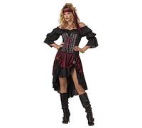 Déguisement Pirate Femme Luxe - Taille: Xl (44/46) Noir