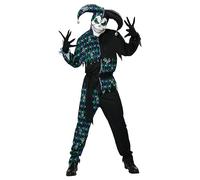 California Costumes, Deadly Jester Homme, Noir/violet/vert, X-Large