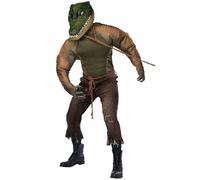 California Costumes Déguisement Costume d'Halloween pour homme Gator Man - vert - Large/X-Large